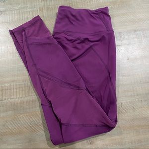 Victoria’s Secret Sport Purple Mesh Leggings LRG